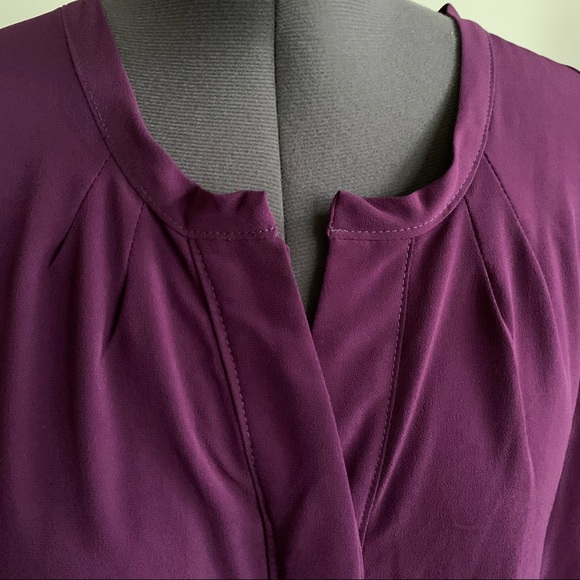Hand made purple blouse size 2X - Picture 5 of 5